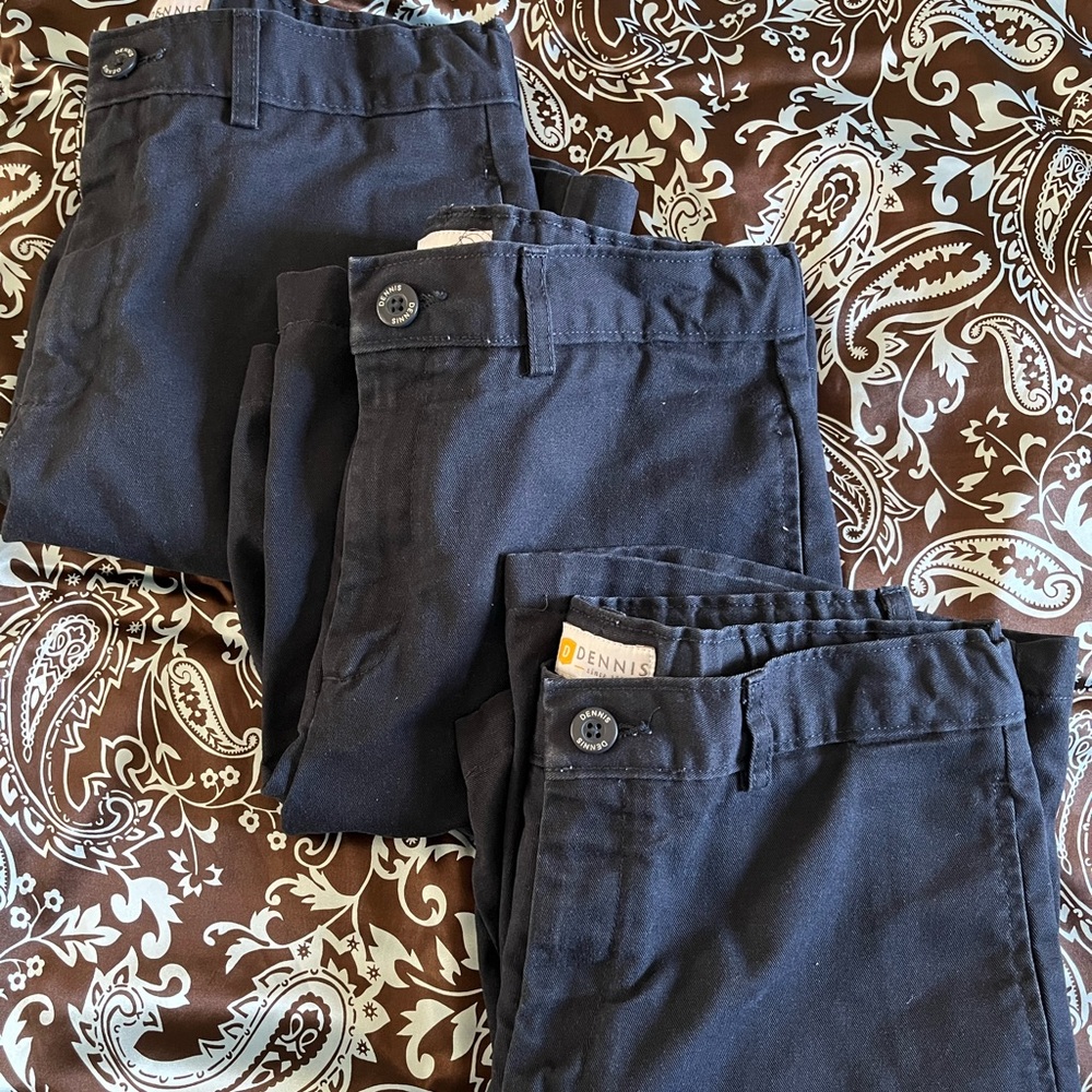 Dennis School Uniform Boys Size B16 Navy Blue Style 040720 (Bundle of 3 Shorts)